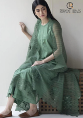 3PCs SUMMER EMBROIDERED LAWN DRESS RL-1019