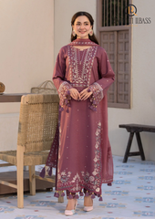3PCs SUMMER EMBROIDERED LAWN DRESS RL-1023