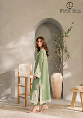 3PCs SUMMER EMBROIDERED LAWN DRESS RL-1025