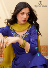 3PCs SUMMER EMBROIDERED LAWN DRESS RL-1027