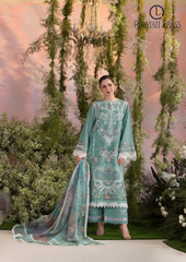 3PCs SUMMER EMBROIDERED LAWN DRESS RL-1028