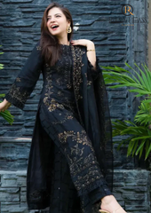 3PCs SUMMER EMBROIDERED LAWN DRESS RL-1030