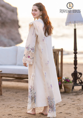 3PCs SUMMER EMBROIDERED LAWN DRESS RL-1032