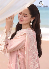 3PCs SUMMER EMBROIDERED LAWN DRESS RL-1037