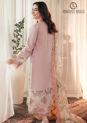 3PCs SUMMER EMBROIDERED LAWN DRESS RL-1039
