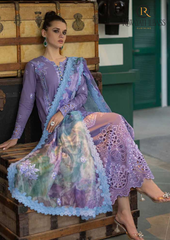 3PCs SUMMER EMBROIDERED LAWN DRESS RL-1042
