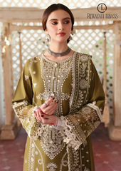 3PCs SUMMER EMBROIDERED LAWN DRESS RL-1043