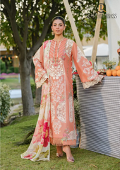 3PCs SUMMER EMBROIDERED LAWN DRESS RL-1046