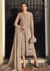 3PCs SUMMER EMBROIDERED LAWN DRESS RL-1048