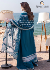 3PCs SUMMER EMBROIDERED LAWN DRESS RL-1049