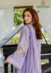 3PCs SUMMER EMBROIDERED LAWN DRESS RL-1052