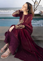 3PCs SUMMER EMBROIDERED LAWN DRESS RL-1059