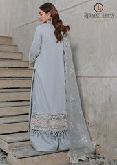3PCs SUMMER EMBROIDERED LAWN DRESS RL-1061
