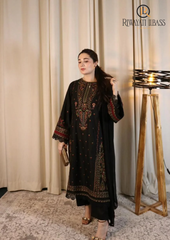 3PCs SUMMER EMBROIDERED LAWN DRESS RL-1066