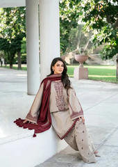 3PCs SUMMER EMBROIDERED LAWN DRESS RL-1068