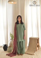 3PCs SUMMER EMBROIDERED LAWN DRESS RL-1070