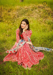 3PCs SUMMER DIGITAL PRINTED LAWN DRESS RL-1071