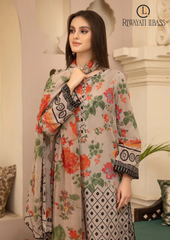 3PCs SUMMER DIGITAL PRINTED LAWN DRESS RL-1075