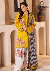 3PCs SUMMER DIGITAL PRINTED LAWN DRESS RL-1082