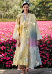 SUMMER DIGITAL PRINTED LAWN DRESS RL-1085