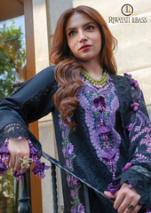 3PCs SUMMER EMBROIDERED LAWN DRESS RL-1088