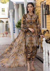 3PCs SUMMER DIGITAL PRINTED LAWN DRESS RL-1089