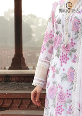3PCs SUMMER EMBROIDERED LAWN DRESS RL-1090