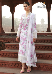 3PCs SUMMER EMBROIDERED LAWN DRESS RL-1090