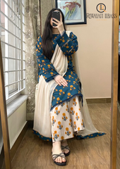 3PCs SUMMER DIGITAL PRINTED LAWN DRESS RL-1092