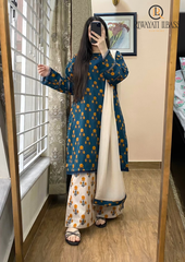 3PCs SUMMER DIGITAL PRINTED LAWN DRESS RL-1092