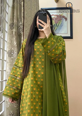 3PCs SUMMER DIGITAL PRINTED LAWN DRESS RL-1093