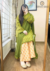 3PCs SUMMER DIGITAL PRINTED LAWN DRESS RL-1093