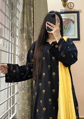 3PCs SUMMER DIGITAL PRINTED LAWN DRESS RL-1094