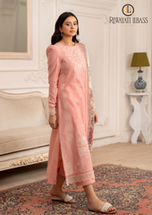 3PCs SUMMER EMBROIDERED LAWN DRESS RL-1096