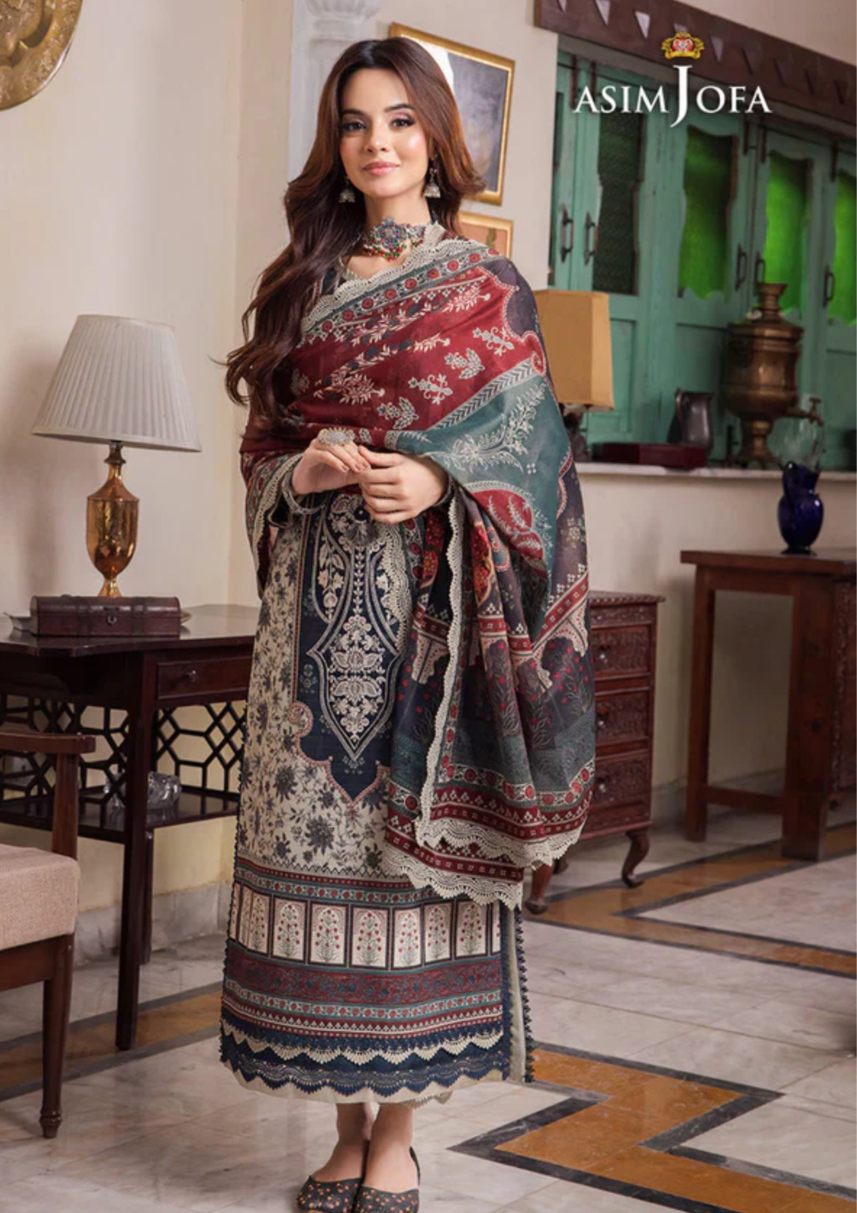 3PCs SUMMER DIGITAL PRINTED LAWN DRESS RL-1097