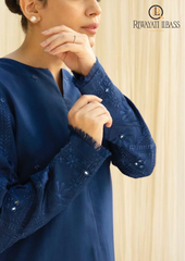 3PCs SUMMER EMBROIDERED LAWN DRESS RL-1099