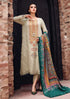 3PC Dhannak Embroidered suit with Printed Shawll-RL969