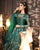 Unstiched 3 piece kataan silk frock style embroidered suit-RL901