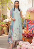 SUMMER MUSHQ 3PC EMBROIDERED LAWN SUIT WITH PRINTED SILK DUPATTA RL-623