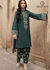 Winter Unstitched 3PCs Digital Printed Dhanak Dress With Digital Printed Karandi Shawl RL-649