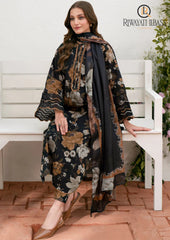 Winter Unstitched 3PCs Digital Printed Karandi Dress With Digital Printed Karandi Shawl RL-663