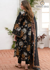 Winter Unstitched 3PCs Digital Printed Karandi Dress With Digital Printed Karandi Shawl RL-663