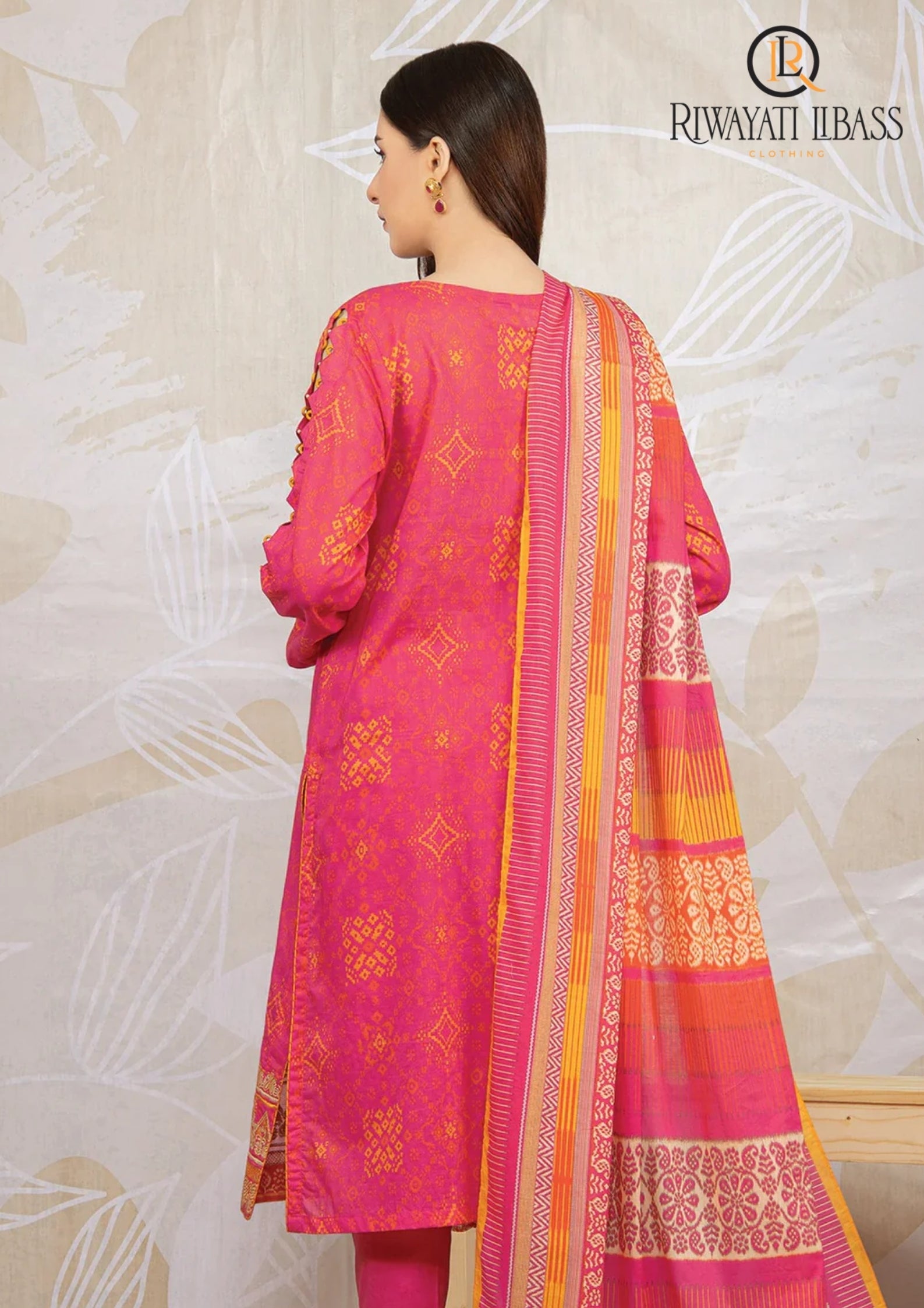 Winter Unstitched 3PCs Digital Printed Karandi Dress With Digital Printed Karandi Shawl RL-665