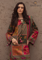 3PCs SUMMER DIGITAL PRINTED LAWN DRESS RL-683