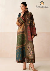 Winter Unstitched 3PCs Digital Printed Karandi Dress With Digital Printed Karandi Shawl RL-696