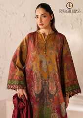 Winter Unstitched 3PCs Digital Printed Karandi Dress With Digital Printed Karandi Shawl RL-697