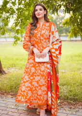 3PCs SUMMER DIGITAL PRINTED LAWN DRESS RL-698