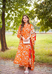 Winter Unstitched 3PCs Digital Printed Karandi Dress With Digital Printed Karandi Shawl RL-698