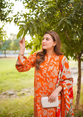 3PCs SUMMER DIGITAL PRINTED LAWN DRESS RL-698