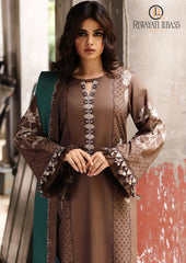 Winter Unstitched 3PCs Digital Printed Karandi Dress With Digital Printed Karandi Shawl RL-703